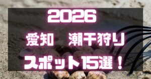 2026年最新の愛知県 潮干狩りおすすめ15選！時期・料金・持ち物まで完全ガイドのアイキャッチ画像